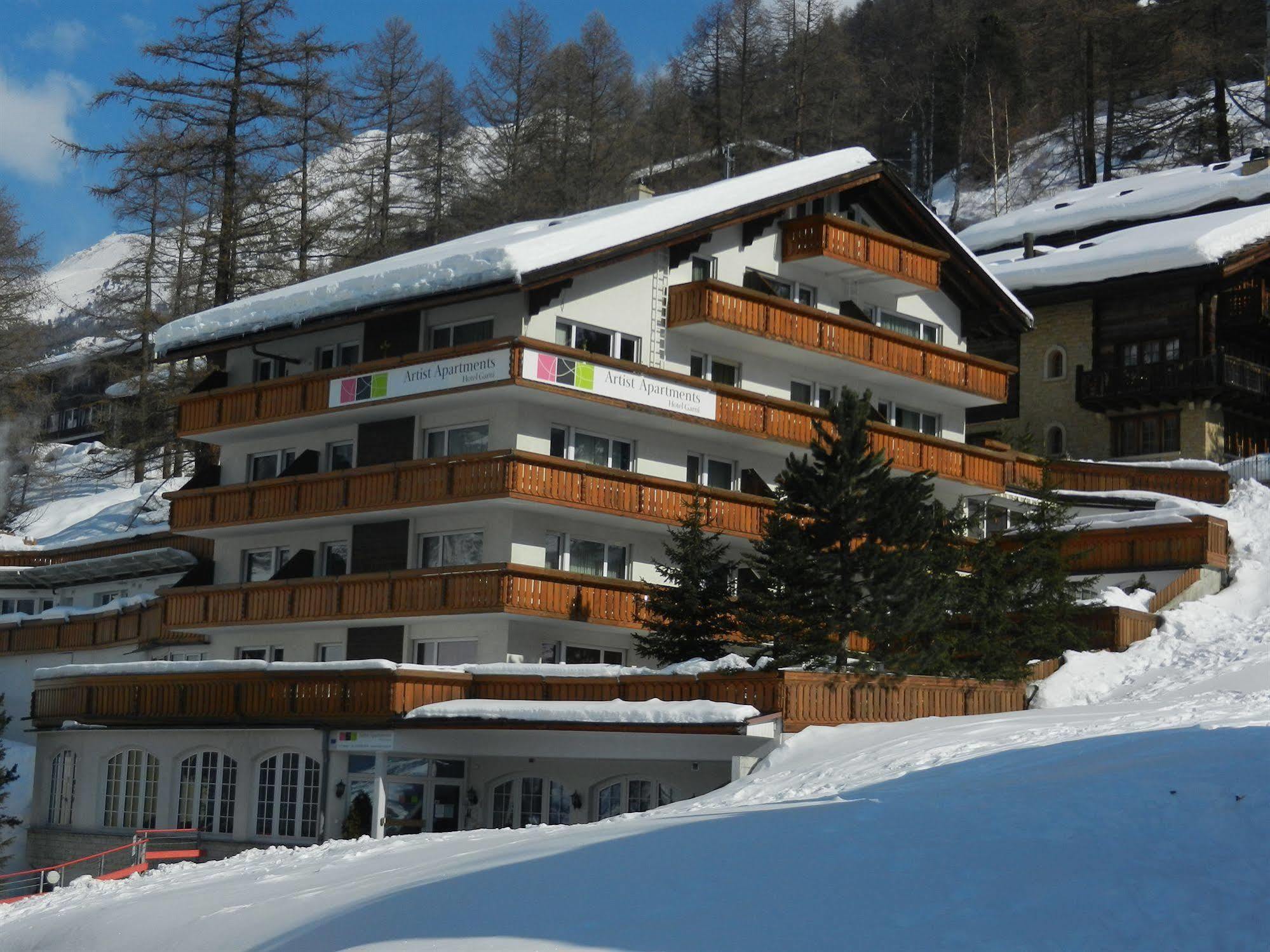 Artist Apartments & Hotel Garni Zermatt Bagian luar foto